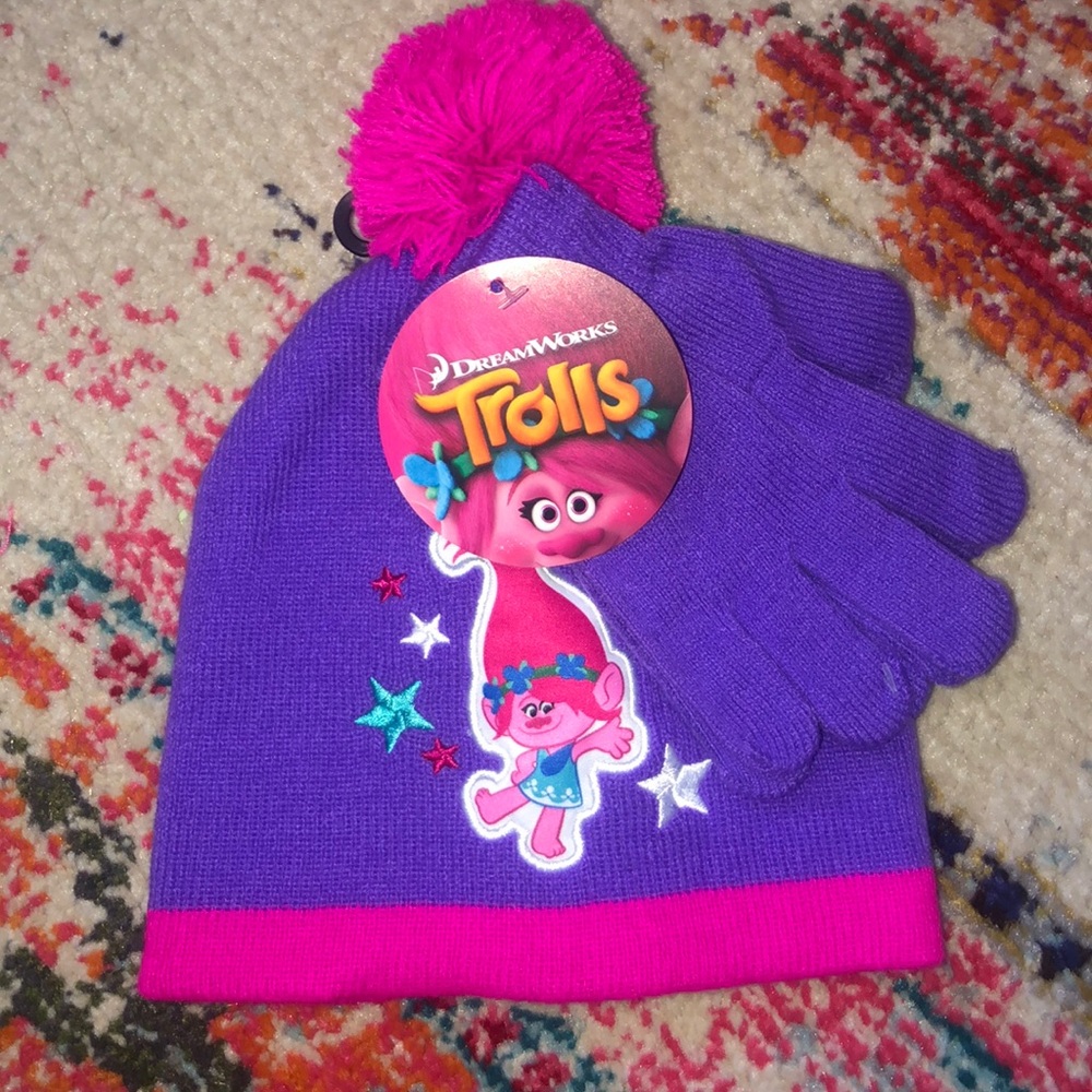 🧜🏼♀️3 for $15 item!🧜🏼♀️ trolls winter hat - Picture 1 of 2